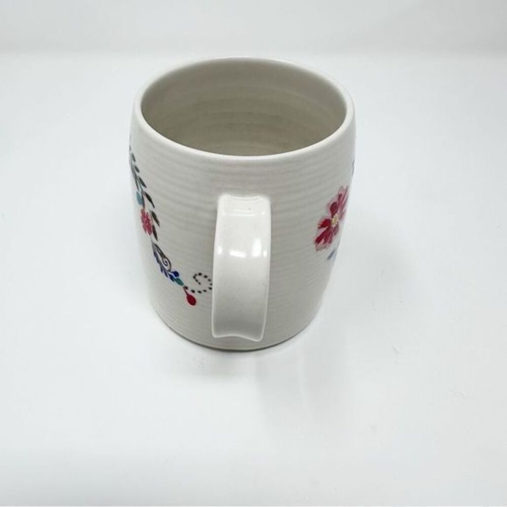 Anthropologie Petal Palette Monogram "D" Floral Mug - Picture 5 of 10